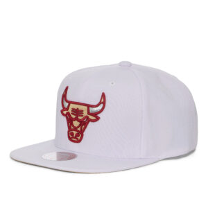 Кепка MITCHELL AND NESS Chicago Bulls Winter White Snapback