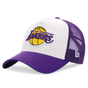 Кепка New Era LA Lakers Team Colour Purple A-Frame Trucker Cap